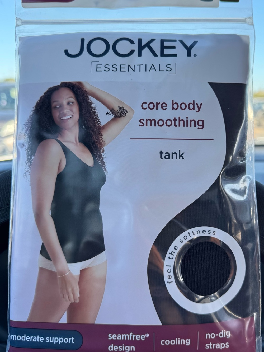 Jockey Black Core Body Smoothing Tank